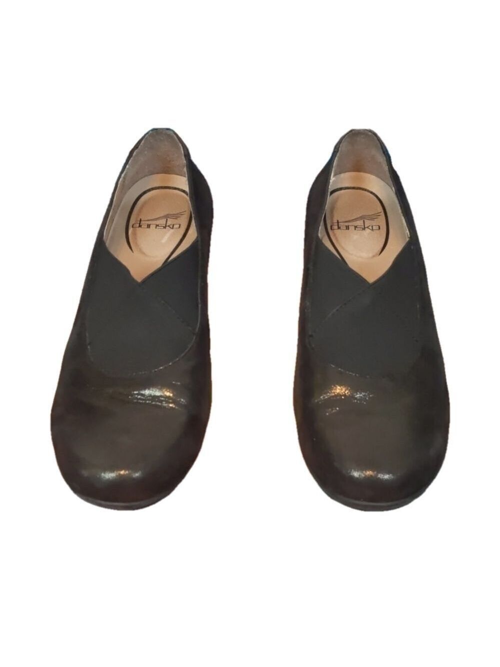 Dansko black shimmering women's clogs size 39